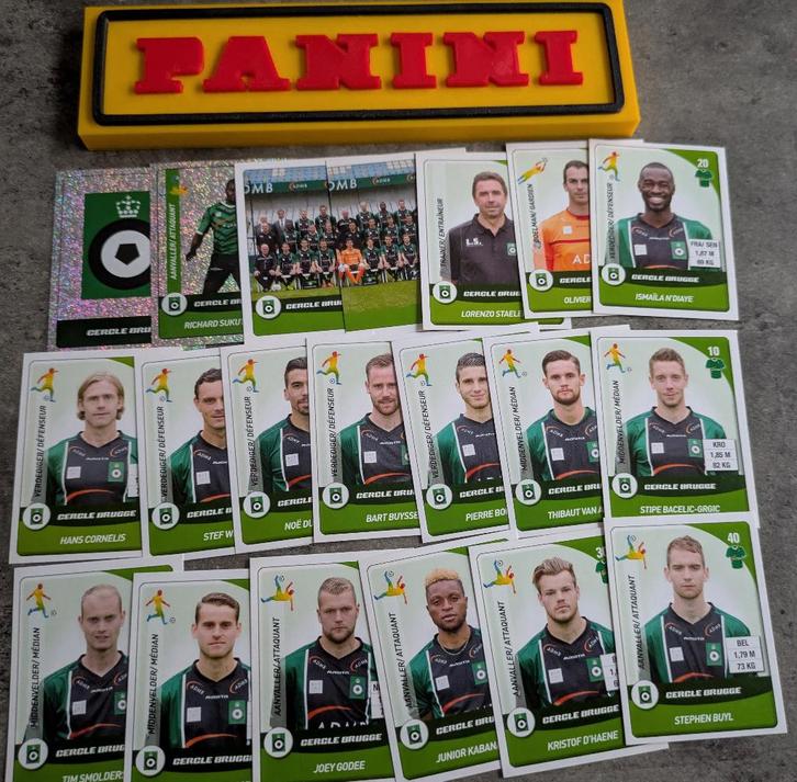 Panini FOOTBALL 2015 20 AUTOCOLLANTS CERCLE BRUGGE FOOTBALL, Hobby & Loisirs créatifs, Autocollants & Images, Neuf, Enlèvement ou Envoi