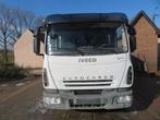 Iveco eurocargo ML90E18 - dubbel cabine - bak + klep - 2007, Auto's, Zwart, Iveco, Bedrijf, 6 zetels