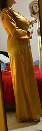 Caftan marocain doré (femme 40-42)– ensemble 2 pièces, Neuf, Taille 38/40 (M), Autres types, Jaune