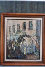 Doek "Entrée de la maison du peintre Hoyoux", Antiek en Kunst, Ophalen