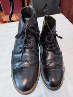 Bottillons tout cuir en noir taille 41, Enlèvement, Noir