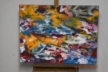 Serie nr. 79 over abstracte schilderijen, door joky kamo beschikbaar voor biedingen