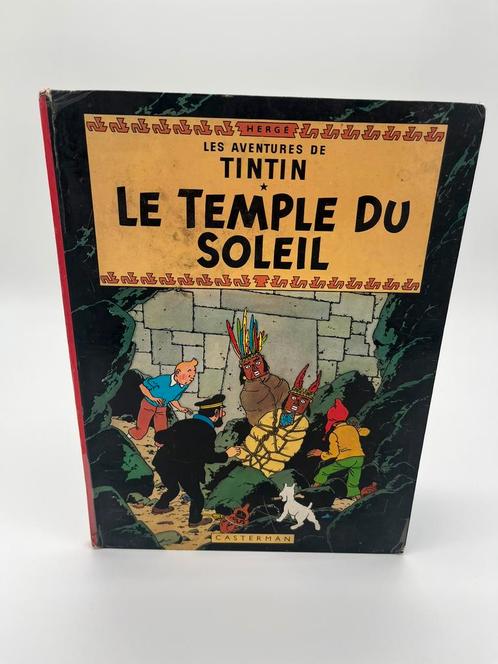 Tintin Le Temple Du Soleil B36 1966 - Hergé Casterman, Boeken, Stripverhalen, Gelezen, Eén stripboek