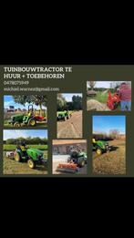 Tractor met toebehoren TE HUUR, Comme neuf, Enlèvement ou Envoi