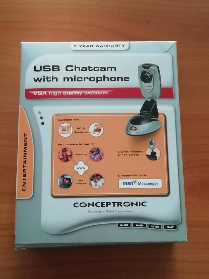 Conceptronic Chatcam, Computers en Software, Webcams, Zo goed als nieuw, Bedraad, Ophalen of Verzenden