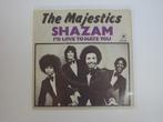 the majestics shazam 7" 1974, CD & DVD, Vinyles Singles, 7 pouces, R&B et Soul, Utilisé, Enlèvement ou Envoi