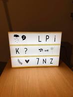 Lichtbord USB, Huis en Inrichting, Woonaccessoires | Tekstborden en Spreuken, Ophalen, Gebruikt