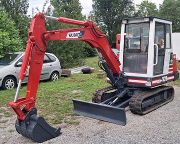 Mini pelle Kubota kh 101 premier propriétaire, Enlèvement ou Envoi, Excavatrice