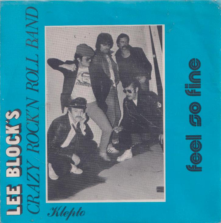 Lee Block’s Crazy Rock’n Roll Band – Feel so fine / Geennie, CD & DVD, Vinyles Singles, Utilisé, Single, Pop, 7 pouces, Enlèvement ou Envoi
