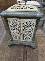 GODIN in groen en wit geëmailleerd gietijzer TE RESTAUREREN, Antiek en Kunst, Ophalen