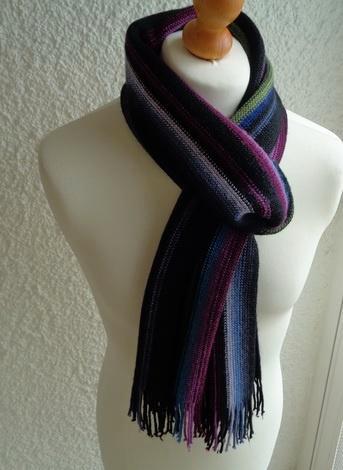 Echarpe à Rayures. 209 X 24 cm.., Kleding | Dames, Mutsen, Sjaals en Handschoenen, Gedragen, Sjaal, Ophalen of Verzenden