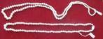 Colliers NEUFS de chute de perles de culture blanches, Bijoux, Sacs & Beauté, Avec pierre précieuse, Enlèvement ou Envoi, Blanc