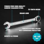 DURATECH | Set van 12 platte ratelsleutels | GRATIS LEVERING, Neuf, DURATECH, -, -