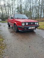 Vw golf 2 1.6 diesel, Auto's, Volkswagen, 1600 cc, 5 deurs, Te koop, Rood