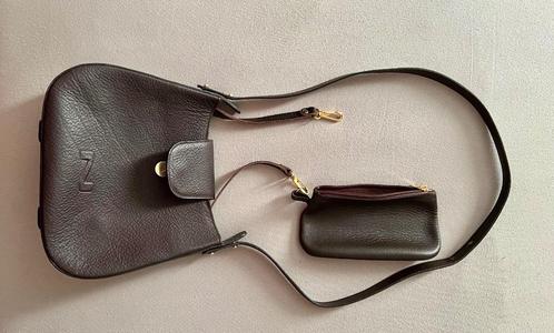 Nathan handtas prima staat, Handtassen en Accessoires, Tassen | Damestassen, Zo goed als nieuw, Handtas, Bruin, Verzenden