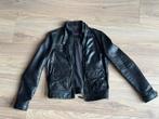 Black Leather Jacket Female, Kleding | Dames, Ophalen, Massimo Dutti, Zwart, Zo goed als nieuw