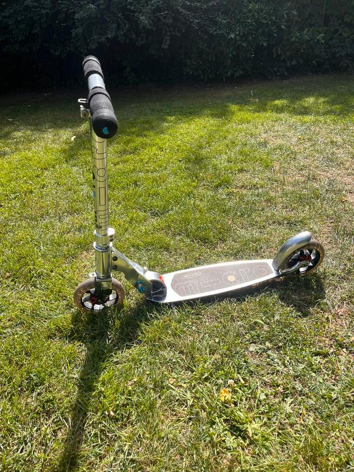 Micro Speed vouwstep zilver, Fietsen en Brommers, Steps, Zo goed als nieuw, Gewone step, Ophalen