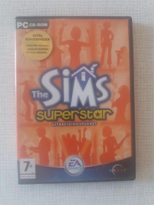 CD-ROM Les Sims, superstar pour PC, Consoles de jeu & Jeux vidéo, Jeux | PC, Utilisé, Simulation, 1 joueur, À partir de 7 ans