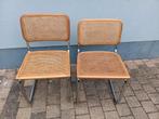 2 chaises Cesca couleur chrome et bois, Maison & Meubles, Enlèvement, Utilisé