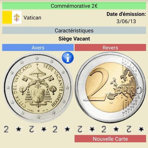 2€ commémorative Vatican 2013, Postzegels en Munten, Munten | Europa | Euromunten, Setje, Vaticaanstad, Ophalen