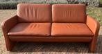 Stijlvolle lederen zitbank - zo goed als nieuw, Design, Comme neuf, Enlèvement, Cuir