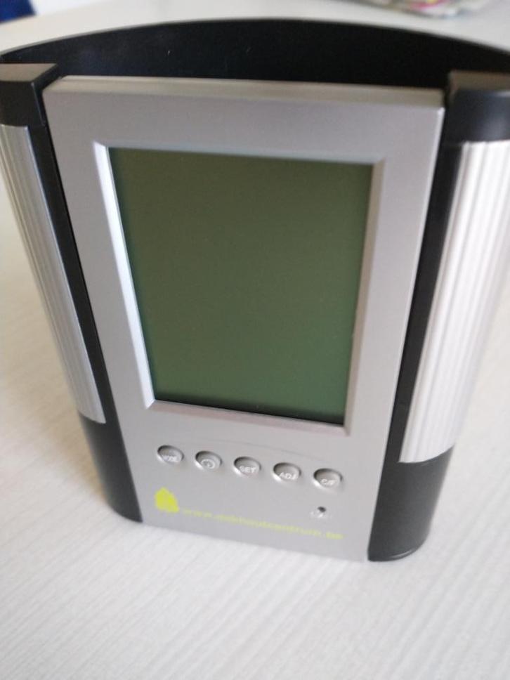 * Klok met pennenhouder, Diversen, Bureau-accessoires, Nieuw, Ophalen of Verzenden