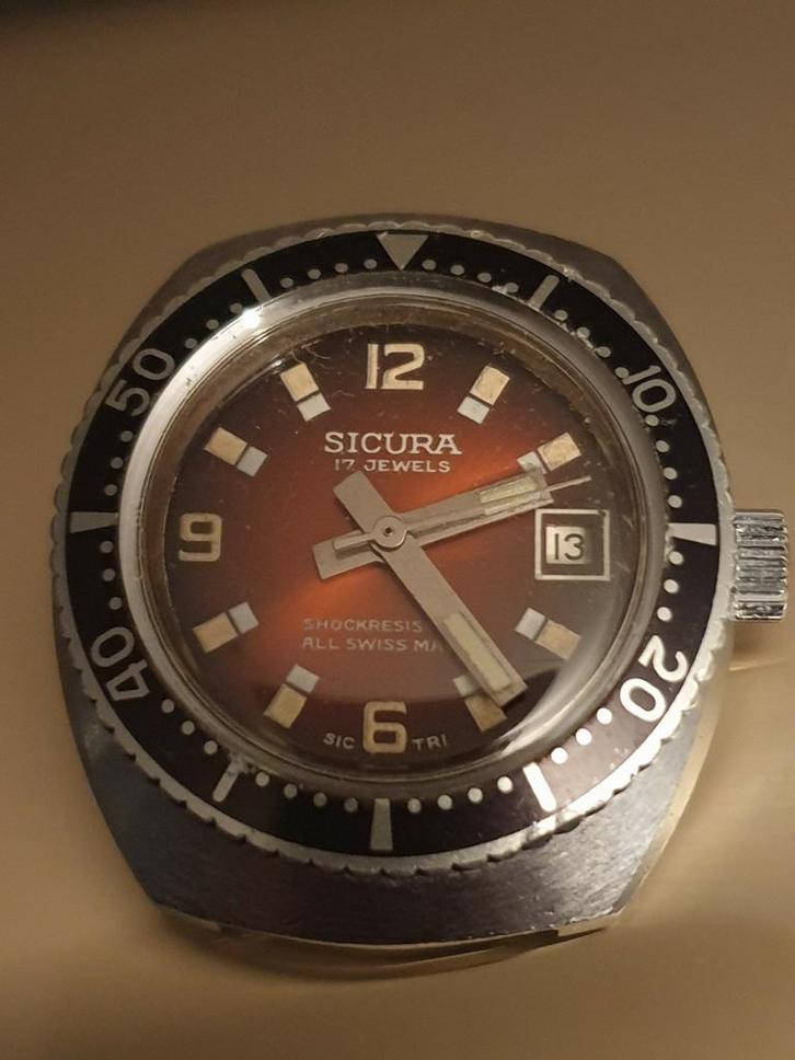 Sicura by breitling duikers horloge unisex, Handtassen en Accessoires, Horloges | Heren, Zo goed als nieuw, Polshorloge, Breitling