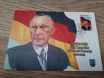 carte commémorative ww2 avec timbre "Adenauer", Collections, Photo ou Poster, Enlèvement, Armée de terre