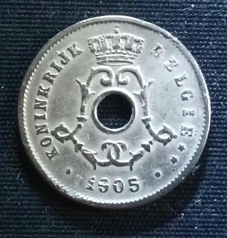 5 cent 1905 VL (kruisje) - Leopold II, Postzegels en Munten, Munten | België, Losse munt, Verzenden