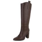 Dames hoge laarzen high heels donkerbruin 36 37 38 39 40 41, Kleding | Dames, Ophalen of Verzenden, Nieuw, Bruin, Hoge laarzen