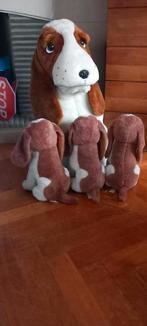 Basset Hound Hush Puppies pluche 65cm+30cm, Verzamelen, Dierenverzamelingen, Ophalen of Verzenden, Zo goed als nieuw, Hond of Kat