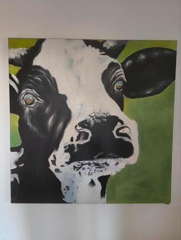 Schilderij "koe" beschikbaar voor biedingen