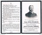 Notaris. De Bruyn Victor. ° Antwerpen 1864 † Antwerpen 1915, Verzamelen, Bidprentjes en Rouwkaarten, Ophalen of Verzenden, Bidprentje