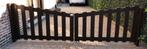 MERANTI POORT (in goede staat) : 100 €, Tuin en Terras, Ophalen, Gebruikt, 100 tot 150 cm, 150 tot 200 cm