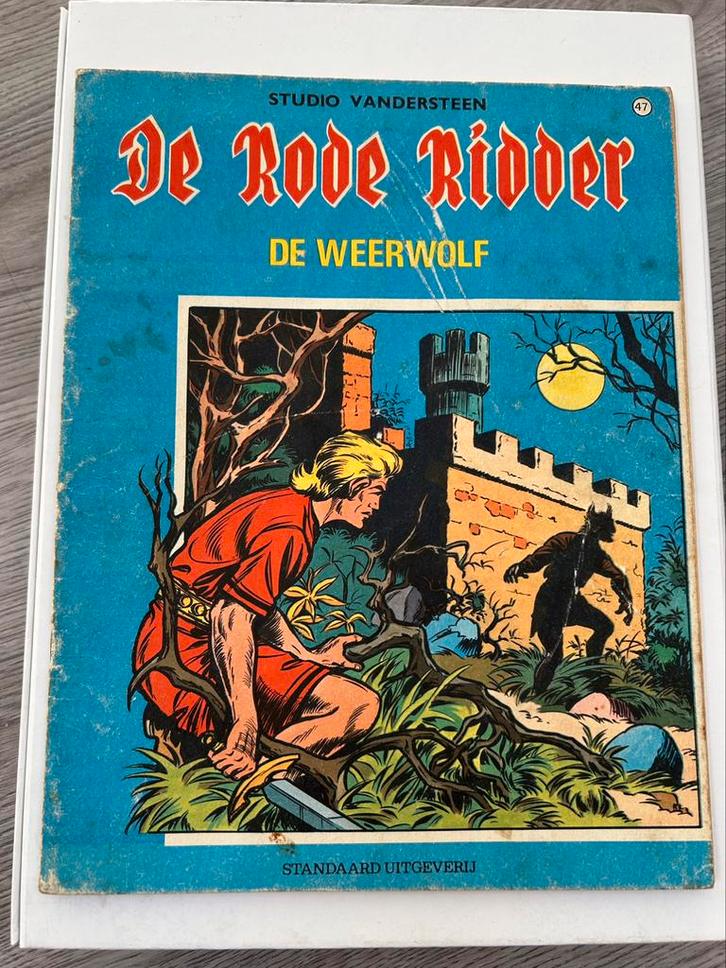 De Rode Ridder 47 De Weerwolf eerste druk 1970, Boeken, Stripverhalen, Ophalen of Verzenden
