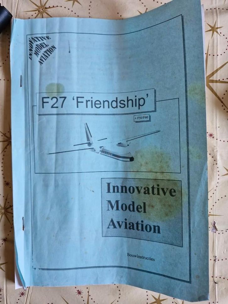 Fokker F-27, Hobby en Vrije tijd, Modelbouw | Radiografisch | Vliegtuigen, Niet werkend, Elektro, Ophalen