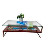 Vintage salontafel, Ophalen, Zo goed als nieuw, Glas