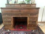 Groot antiek houten bureau in Victoriaanse stijl, Ophalen
