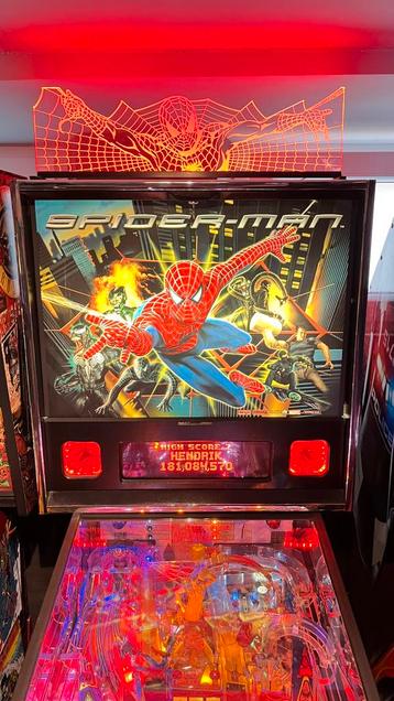 Spiderman Stern 1er propriétaire, bel état, Enlèvement, Flipper (jeu), Stern, Imprimante matricielle
