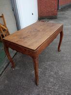 Vintage eiken tafel (jaren 30) – 4/6 pp – landelijke stijl, Huis en Inrichting, Tafels | Eettafels, Ophalen, Gebruikt, 100 tot 150 cm