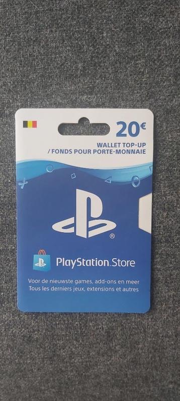 Playstation Network card twv 20€ beschikbaar voor biedingen