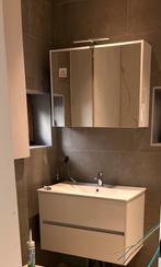Lavabo met bijpassend spiegelkastje, Huis en Inrichting, Badkamer | Badkamermeubels, Ophalen, Zo goed als nieuw, Spiegelkast