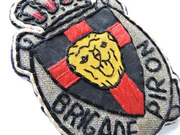 1944-45 ABBL BRIGADE PIRON 1ST BELGIAN GROUP ancien insigne