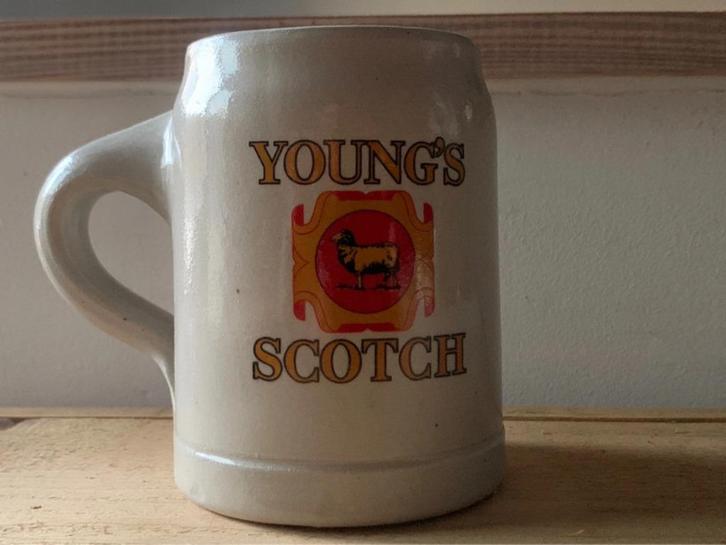 Young's Scotch, Verzamelen, Biermerken, Pul(len), Overige merken, Ophalen of Verzenden