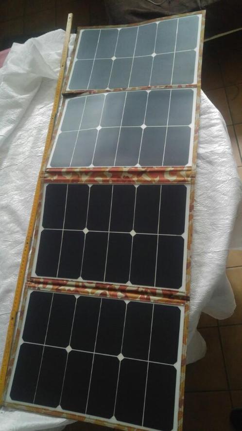 Panneau solaire photovoltaique portable zonnepanel 100w 12v, Bricolage & Construction, Panneaux solaires & Accessoires, Utilisé