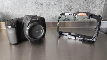 Blackmagic pocket cinema camera 6K pro + smallrig cage, Enlèvement, Comme neuf