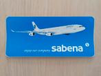 Sabena Sticker #022B Airbus A340 enjoy our company 7x15,5, Verzamelen, Ophalen of Verzenden, Nieuw, Bedrijf of Vereniging