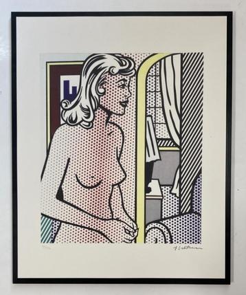 Roy Lichtenstein: lithografie verkocht ingelijst beschikbaar voor biedingen