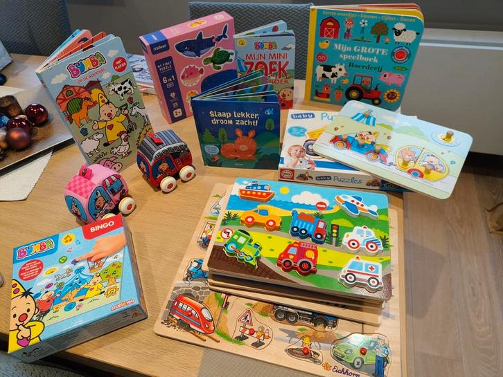 Leuk setje te koop met boekjes/Inlegpuzzels/Bumba Bingo..., Kinderen en Baby's, Speelgoed | Kinderpuzzels, Gebruikt, Ophalen