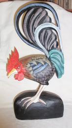 Grote mooie houten sculptuur van een haan, Enlèvement ou Envoi